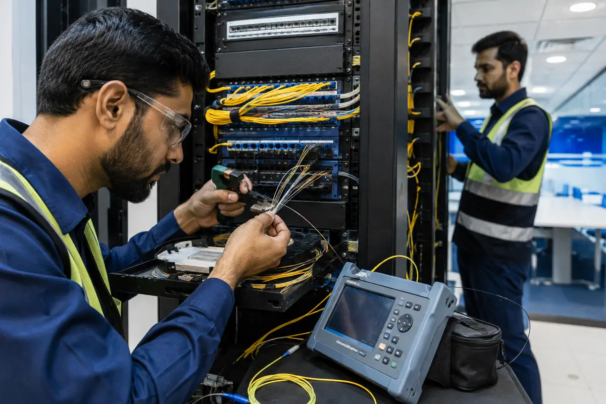 Structured Cabling & Fiber Optic Process